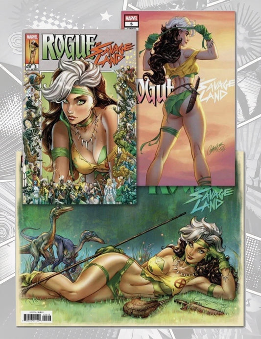 Rogue: The Savage Land #5 - J. Scott Campbell - ABC Set