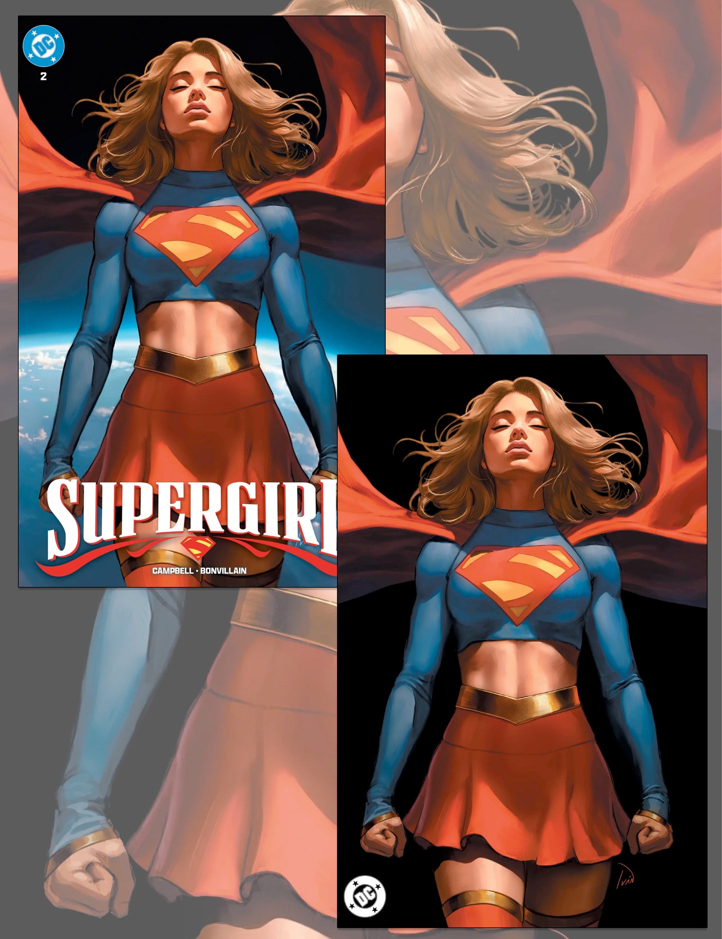 Supergirl #2 - Ivan Talavera - Trade- und Virgin-Set