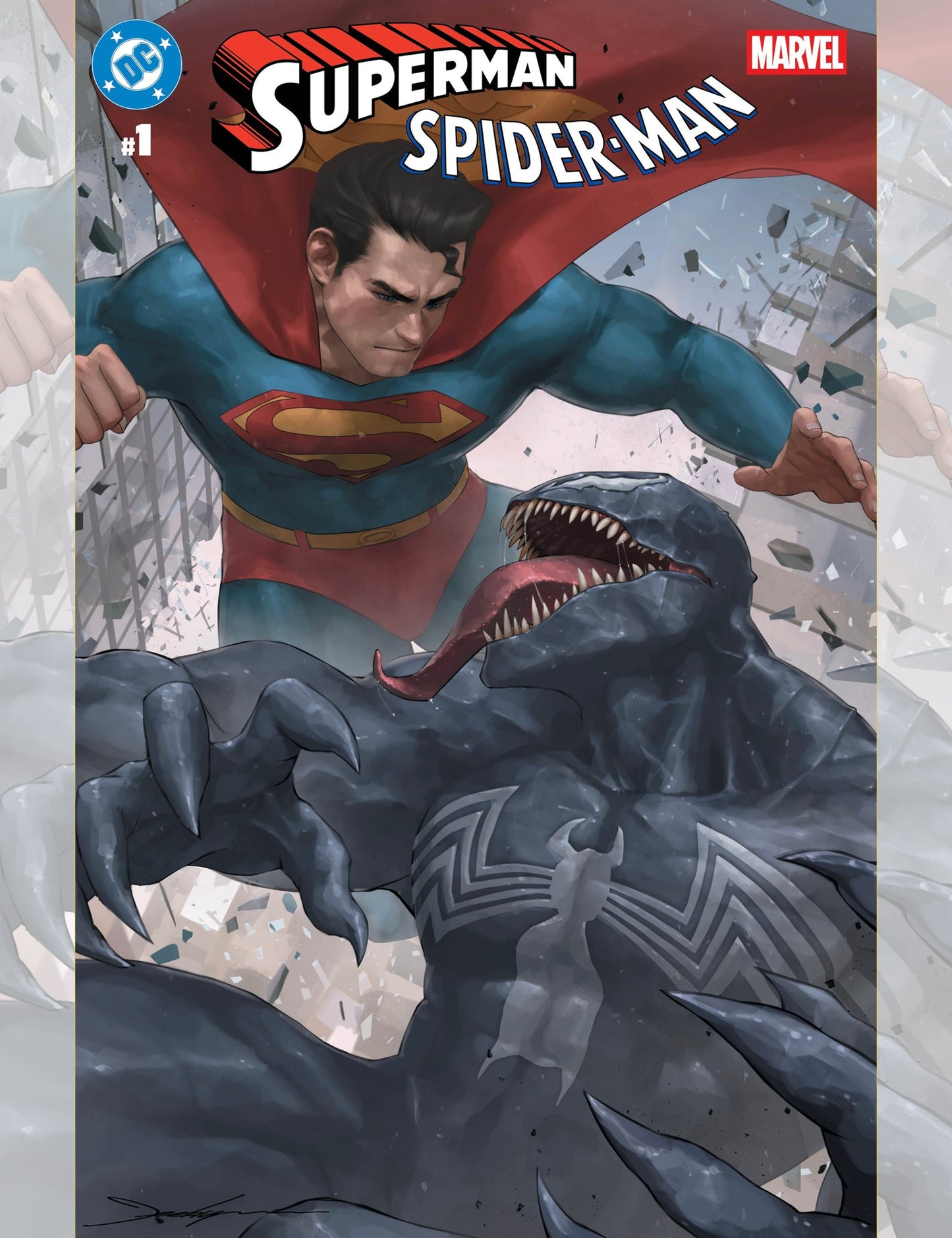 Superman / Spider-Man #1 - Jeehyung Lee - Trade Dress Variant