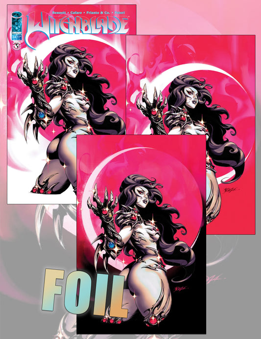 Witchblade #24 - Yona - Trade Dress, Virgin- und Foil-SET